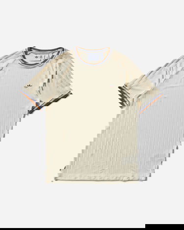 Тениска adidas Originals CLOT by Edison Rib T-Shirt Бежово | JN7723, 0