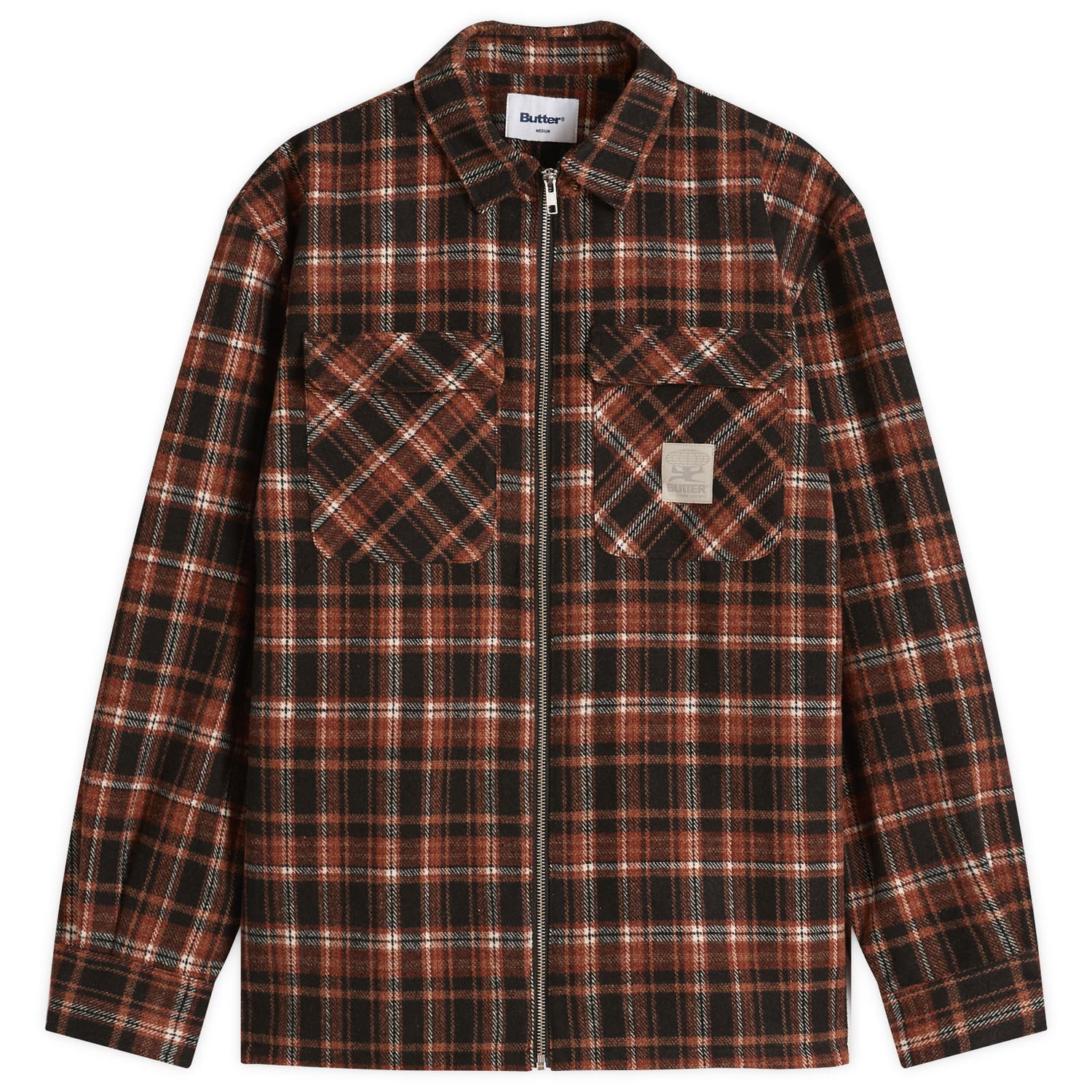 Яке Butter Goods Woods Shirt Jacket Кафяво | BG253601-Sun, 1