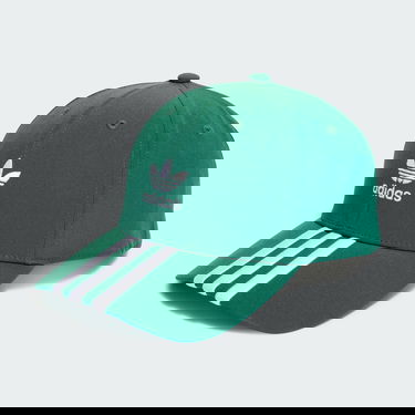 Шапка с козирка adidas Originals Adicolor Classic Trefoil Stonewashed Baseball Зелено | IS1627, 1