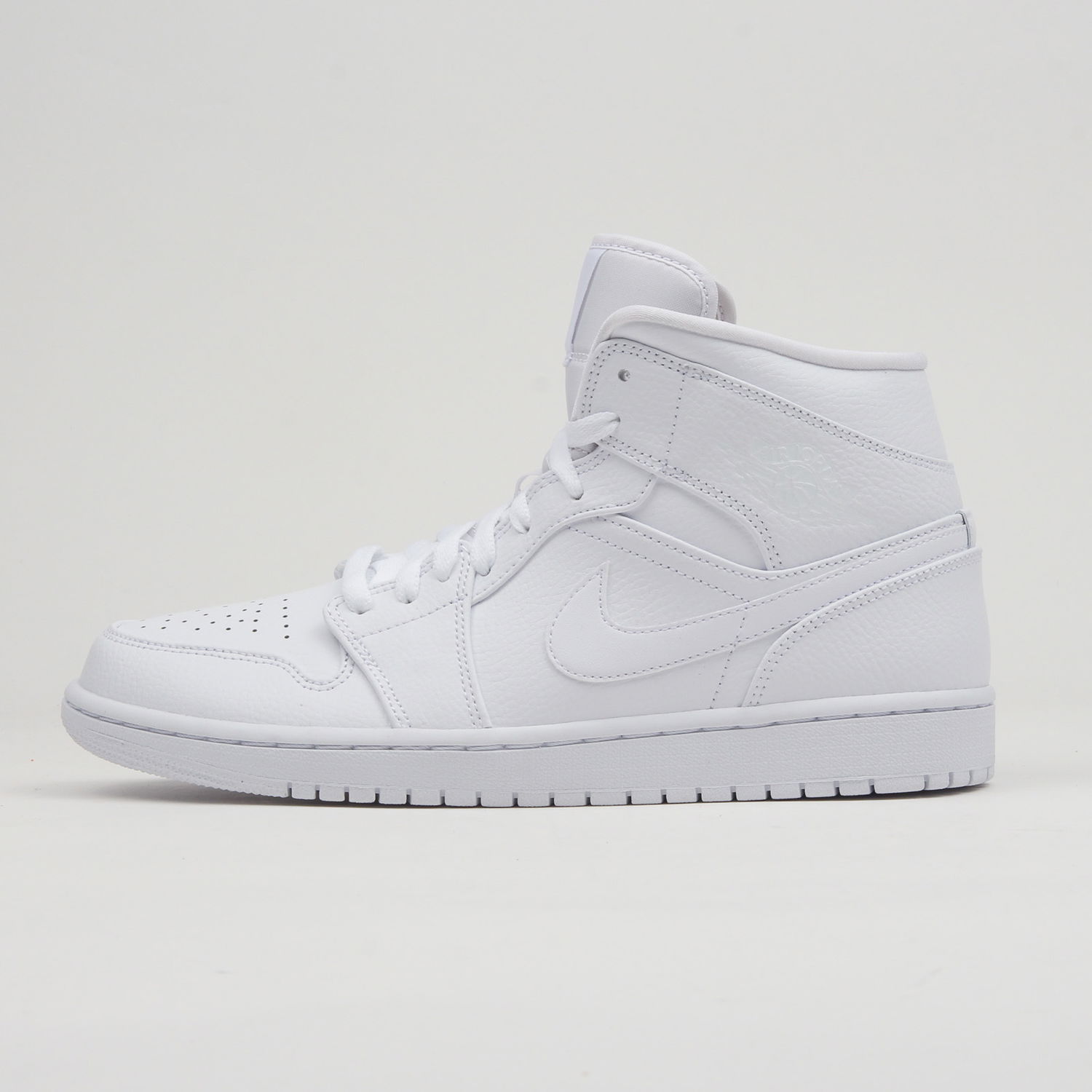 Кецове и обувки Jordan Air Jordan 1 Mid "Triple White" Бяло | 554724-129, 0