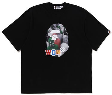 Тениска BAPE A Bathing Ape Shark Seijin Photo Print Relaxed Fit T-Shirt Size L Черно | 001CSJ201018I-BLK, 0