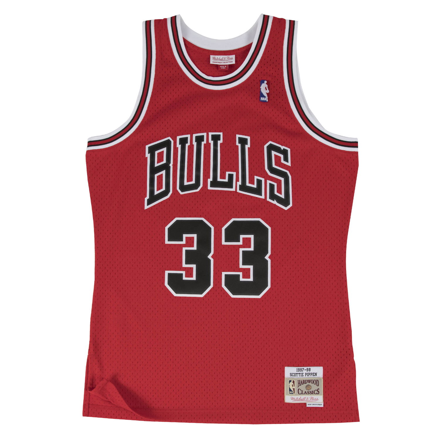 Фланелка Mitchell & Ness Chicago Bulls Scottie Pippen Swingman Jersey Червено | SMJYGS18153-CBUSCAR97SPI, 0