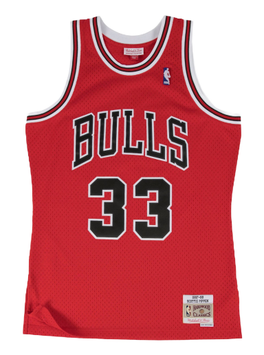 Фланелка Mitchell & Ness Chicago Bulls Scottie Pippen Swingman Jersey Червено | SMJYGS18153-CBUSCAR97SPI