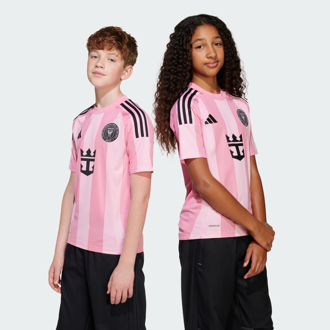 Фланелка adidas Performance Inter Miami CF 25/26 Messi Kids' Home Jersey Розово | JI6816, 0