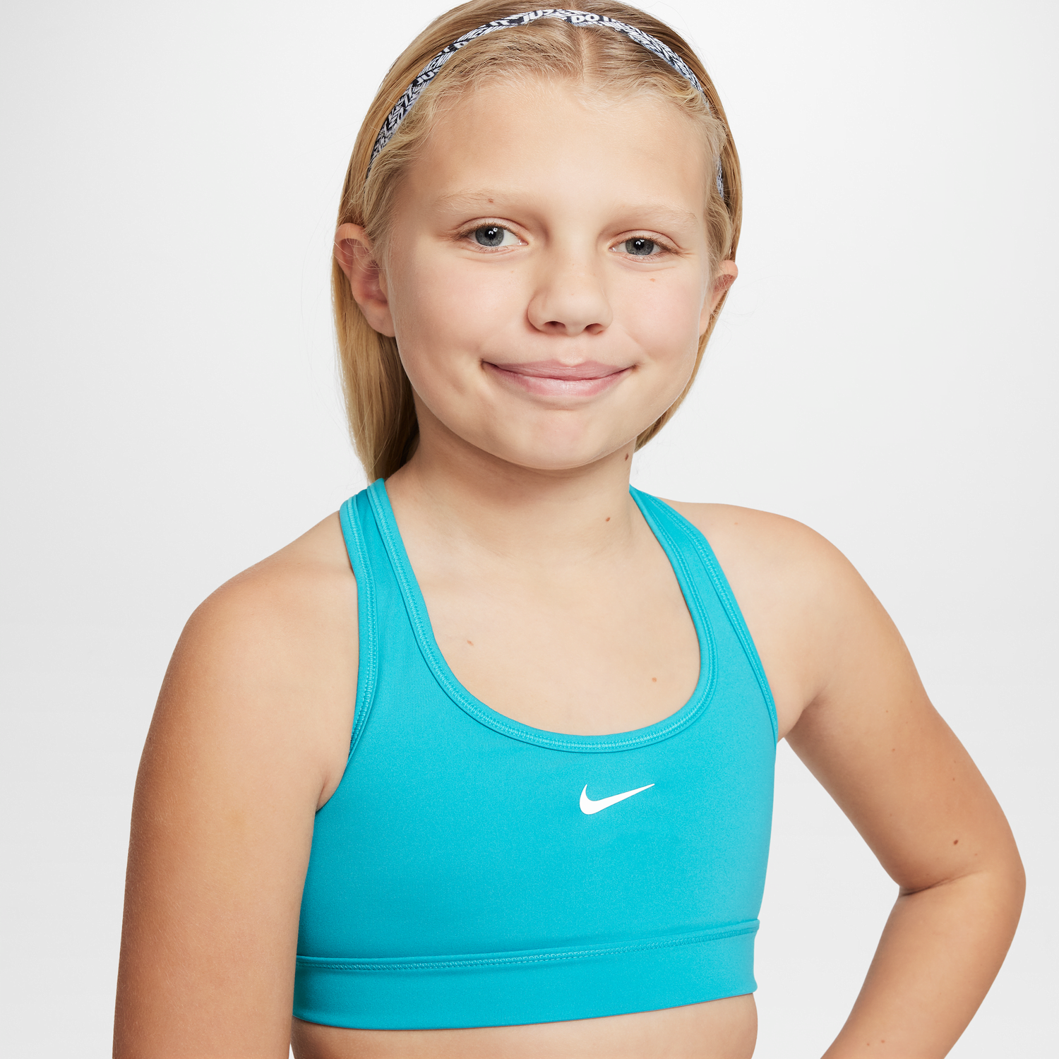 Сутиен Nike Nike Swoosh Sports Bra Тюркоазено | FJ7161-345, 1
