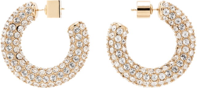 Les Sculptures 'Les créoles strass' Earrings