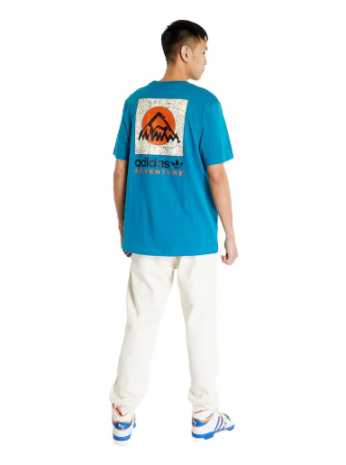 Тениска adidas Originals Adventure Mountain Back Tee Синьо | IC2362