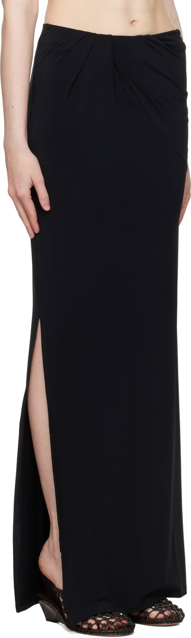 Пола Jacquemus Jacquemus 'La Jupe Peplo' Maxi Skirt Черно | 25E251SK081-2381, 1
