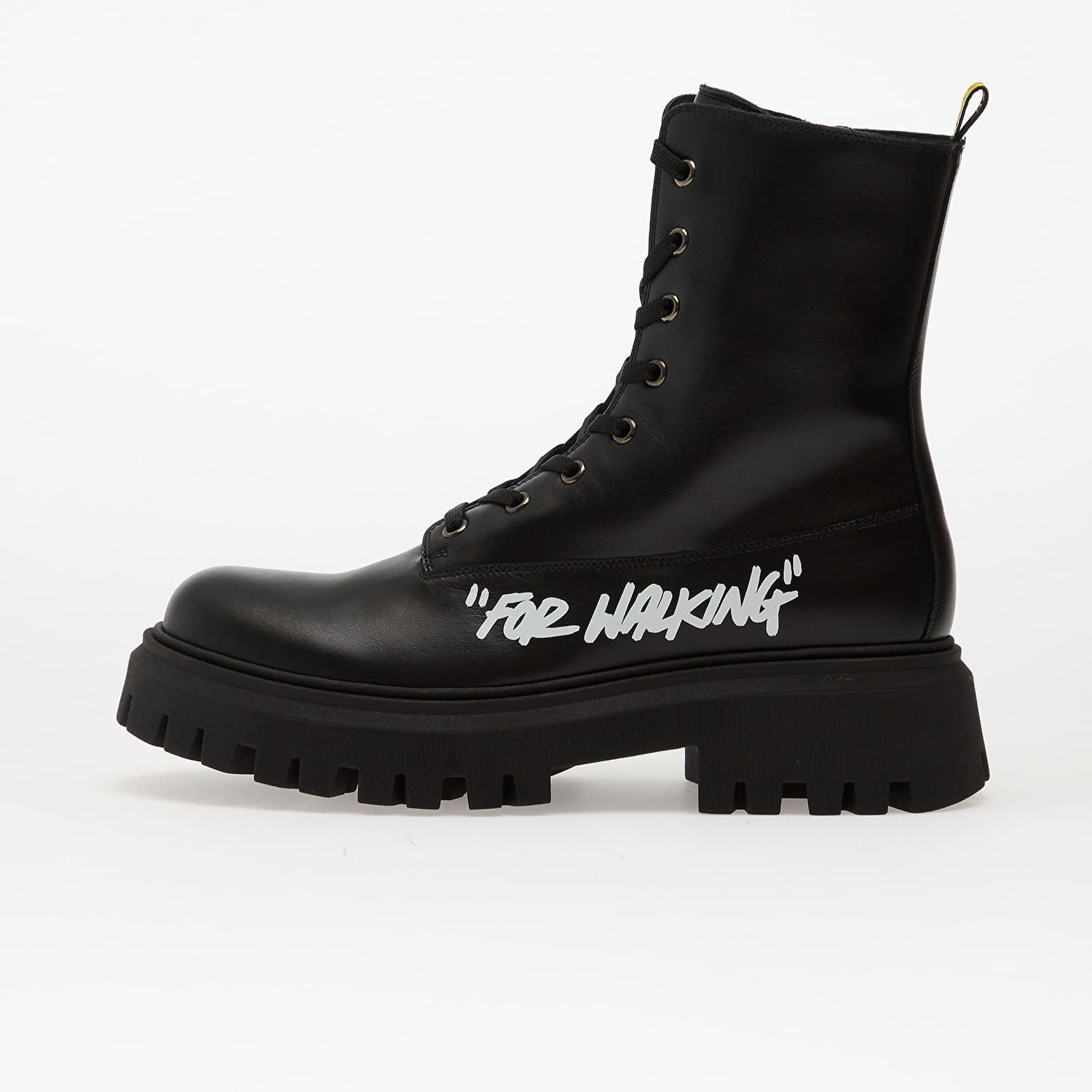 Кецове и обувки Off-White Off-White "For Walking" Ankle Boots Черно | OGID002F25LEA0011001, 0