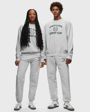 Суитчър Sporty & Rich Varsity Crest Sweatshirt Сиво | CRAW2319HG, 1
