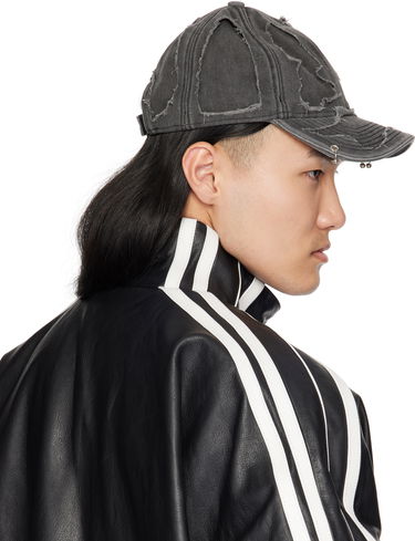 Шапка с козирка VETEMENTS Vetements Destroyed Cap Сиво | UA66CA160B, 4