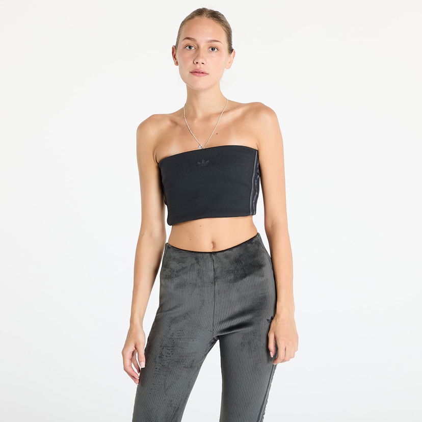 Потник adidas Originals Rib Tube Top Carbon Черно | JN3026