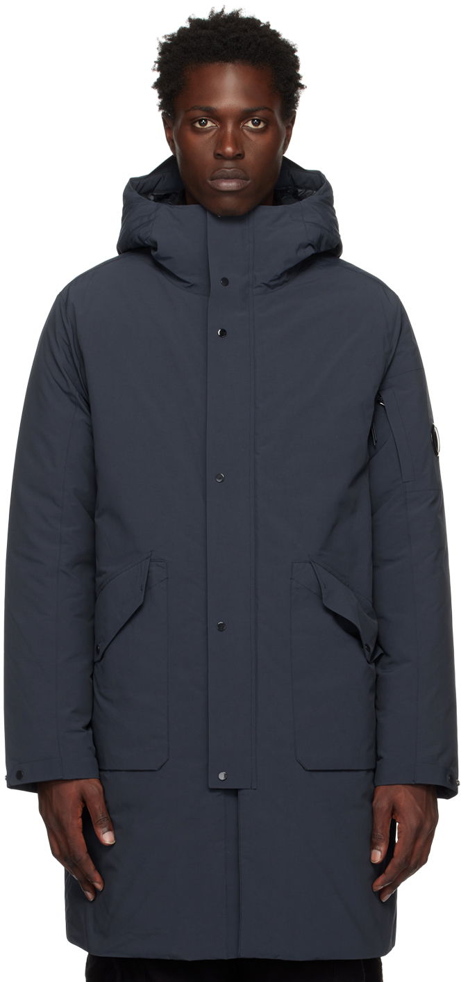 Парка C.P. Company Micro-M R Down Parka Тъмно синьо | 13CMOW167A-006355A, 0
