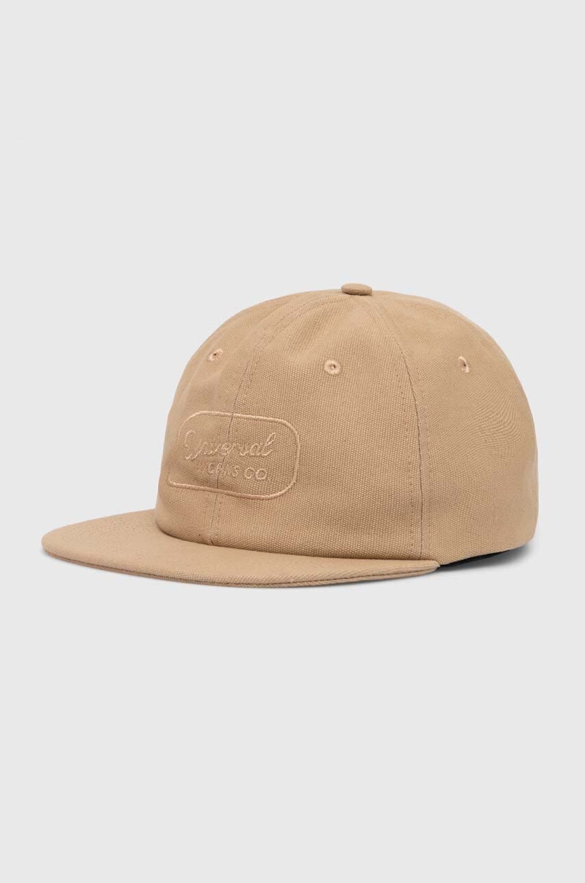 Шапка с козирка Universal Works Universal Works Baseball Hat Бежово | 30811.SUMMER.OAK, 0