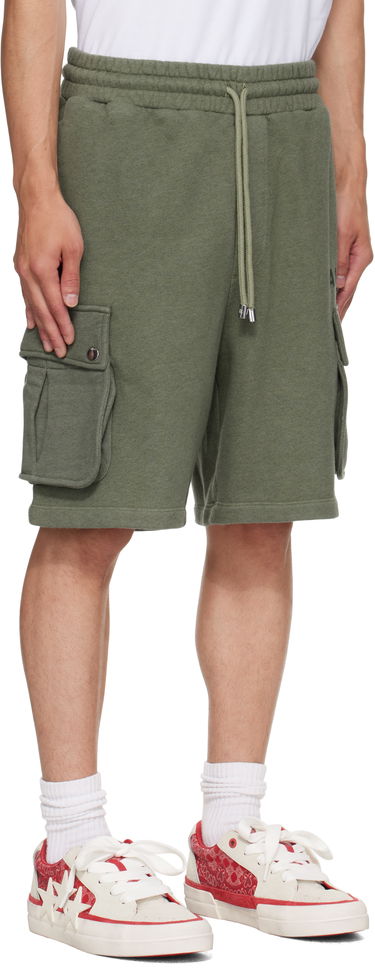 Къси панталони AMIRI AMIRI Stencil Cargo Shorts Сиво | AMJYSH1045, 4