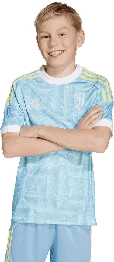 Фланелка adidas Performance Juventus 25/26 Away Jerseys Kids Тюркоазено | JN5236, 2