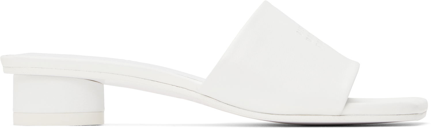 Грижа за обувките Maison Margiela MM6 Maison Margiela Anatomic Heeled Sandals Бяло | S66WP0109 P3628, 0
