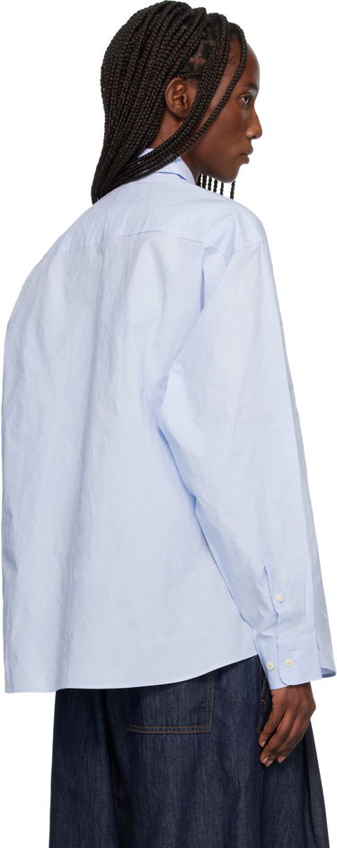 Риза Baserange Claude Long Sleeve Button-Up Shirt Синьо | TSCL-OCP-AU25, 2