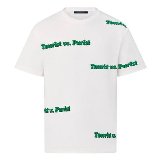 Тениска Louis Vuitton FW21 Tourist Vspurist Short Sleeve T-Shirt Бяло | 1A971X
