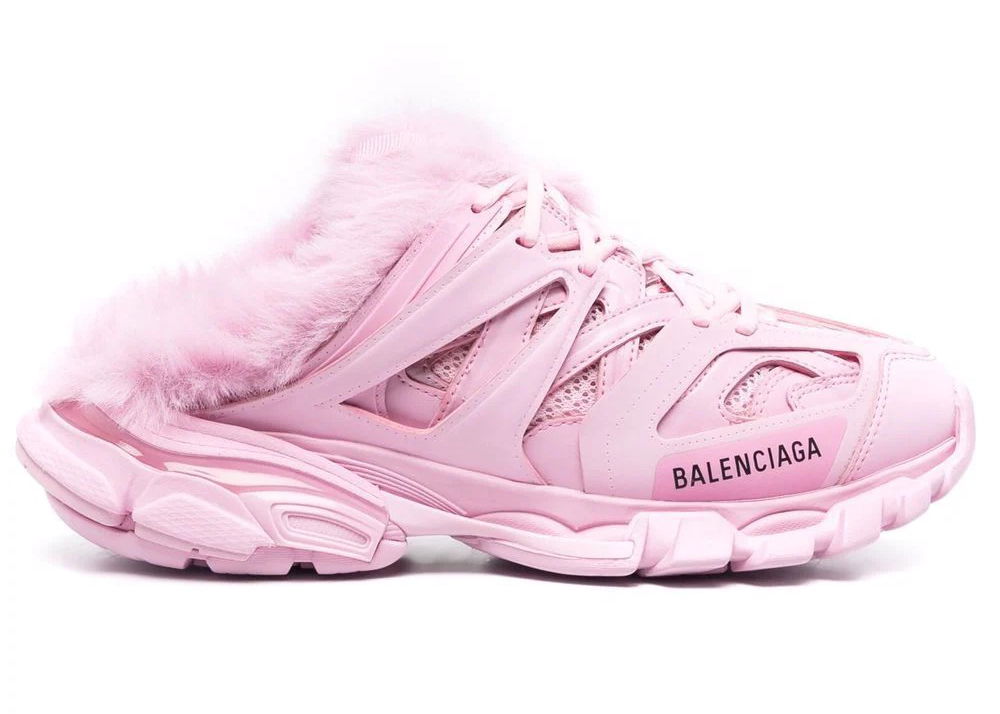Кецове и обувки Balenciaga Track Mule "Pink/Faux Fur" W Розово | 688676W3CQ85000, 0