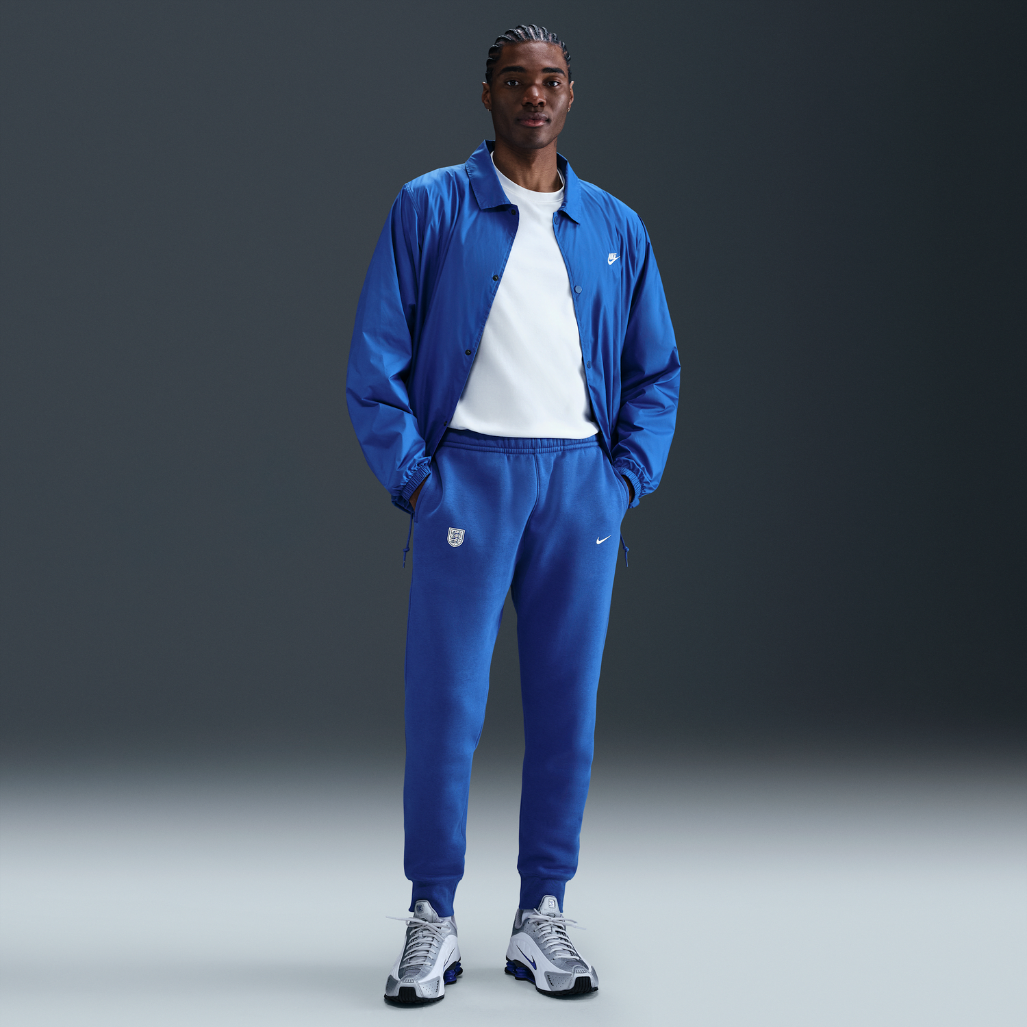 Спортни панталони Nike England Club Fleece Pants Синьо | HF4651-480, 0