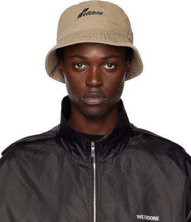 Шапка We11done Washed Logo Bucket Hat Бежово | WD-AH3-22-426-U-BG, 0