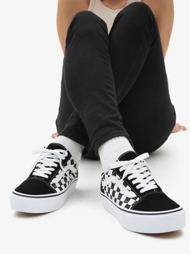 Кецове и обувки Vans UA Old Skool Platform Черно | VN0A3B3UHRK1_(CHECKERBOARD) BLK/TR WHT, 6