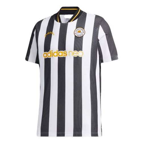 Фланелка adidas Originals Striped Short Sleeve T-Shirt Бяло | GL7215, 0