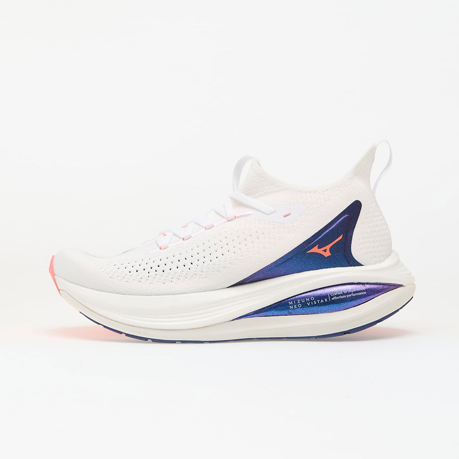 Кецове и обувки Mizuno Neo Vista 2 W White/ Striking Coral/ Iris Bloo Бяло | J1GD253421, 0