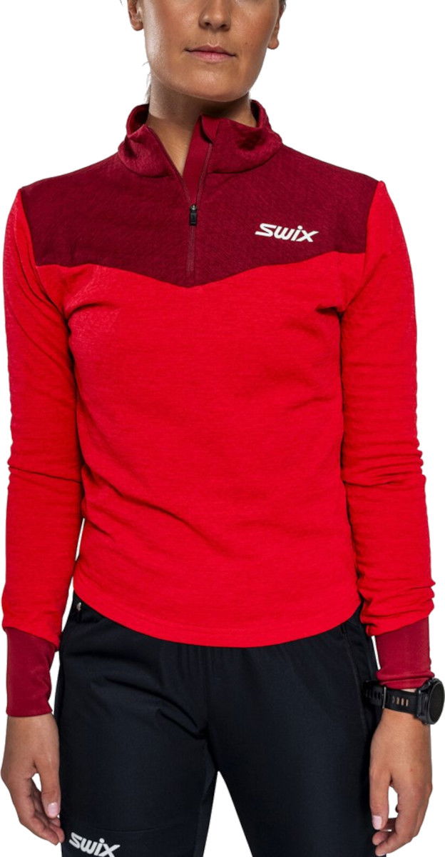 Пуловер SWIX Swix Dynamic Midlayer Half Zip Pullover Червено | 10084-23-99951