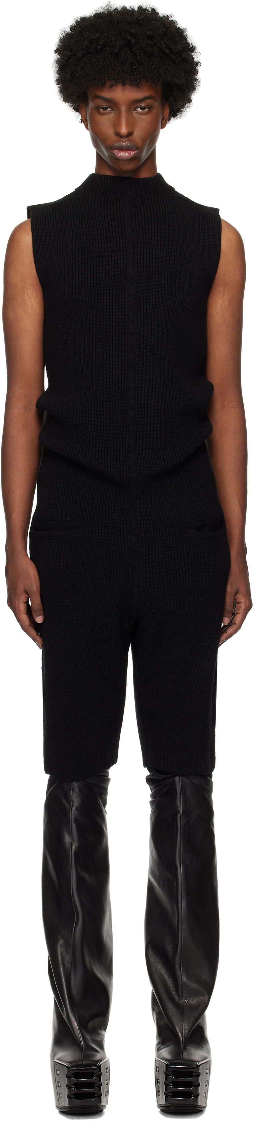 Комбинезон Rick Owens Headon Jumpsuit Черно | RR02D6683 KWV, 0