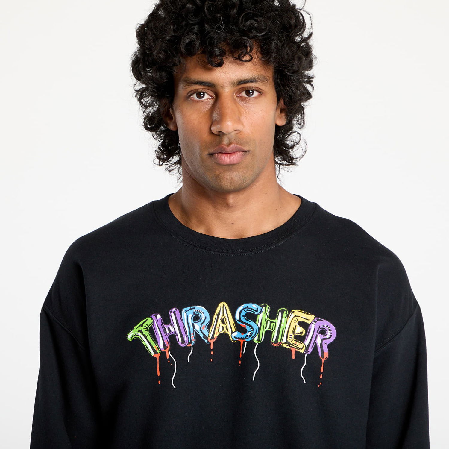 Суитчър Thrasher Thrasher Balloons Crewneck Sweatshirt Черно | 145695, 1