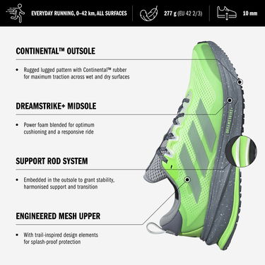 Кецове и обувки adidas Performance SUPERNOVA RISE ATR Зелено | jp7755, 5