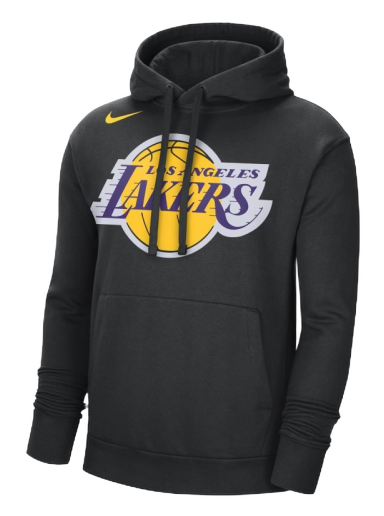 Суитчър Nike Los Angeles Lakers Men's NBA Fleece Pullover Hoodie - Black Черно | DN4709-010
