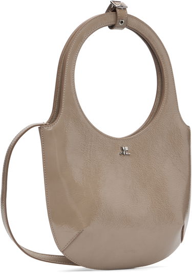 Чанта през рамо Courrèges Courrèges Holy Naplack Leather Shoulder Bag Черно | 325GSA102CR0043, 4