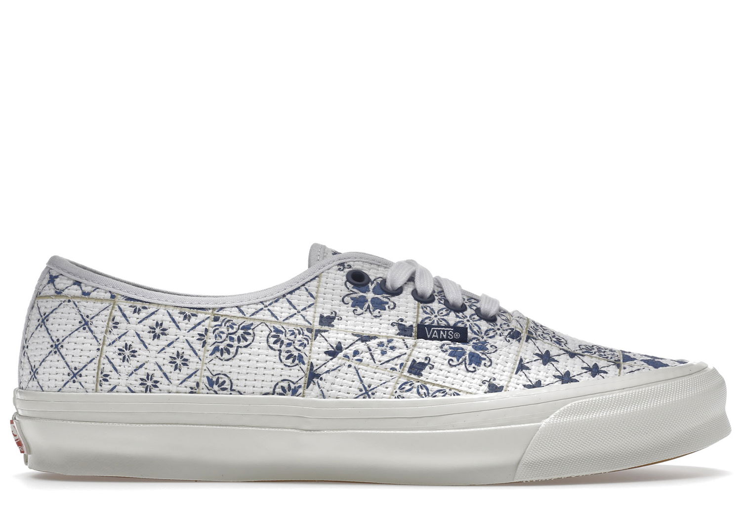 Кецове и обувки Vans OG Authentic LX Kith Azulejo Tile Бяло | VN0A4BV9WHT, 0
