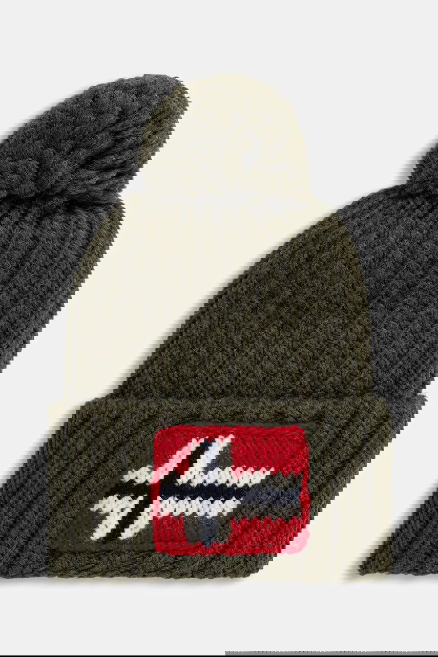 Шапка Napapijri Napapijri Semiury 5 Wool Blend Beanie Зелено | NP0A4GKBG0A1, 0