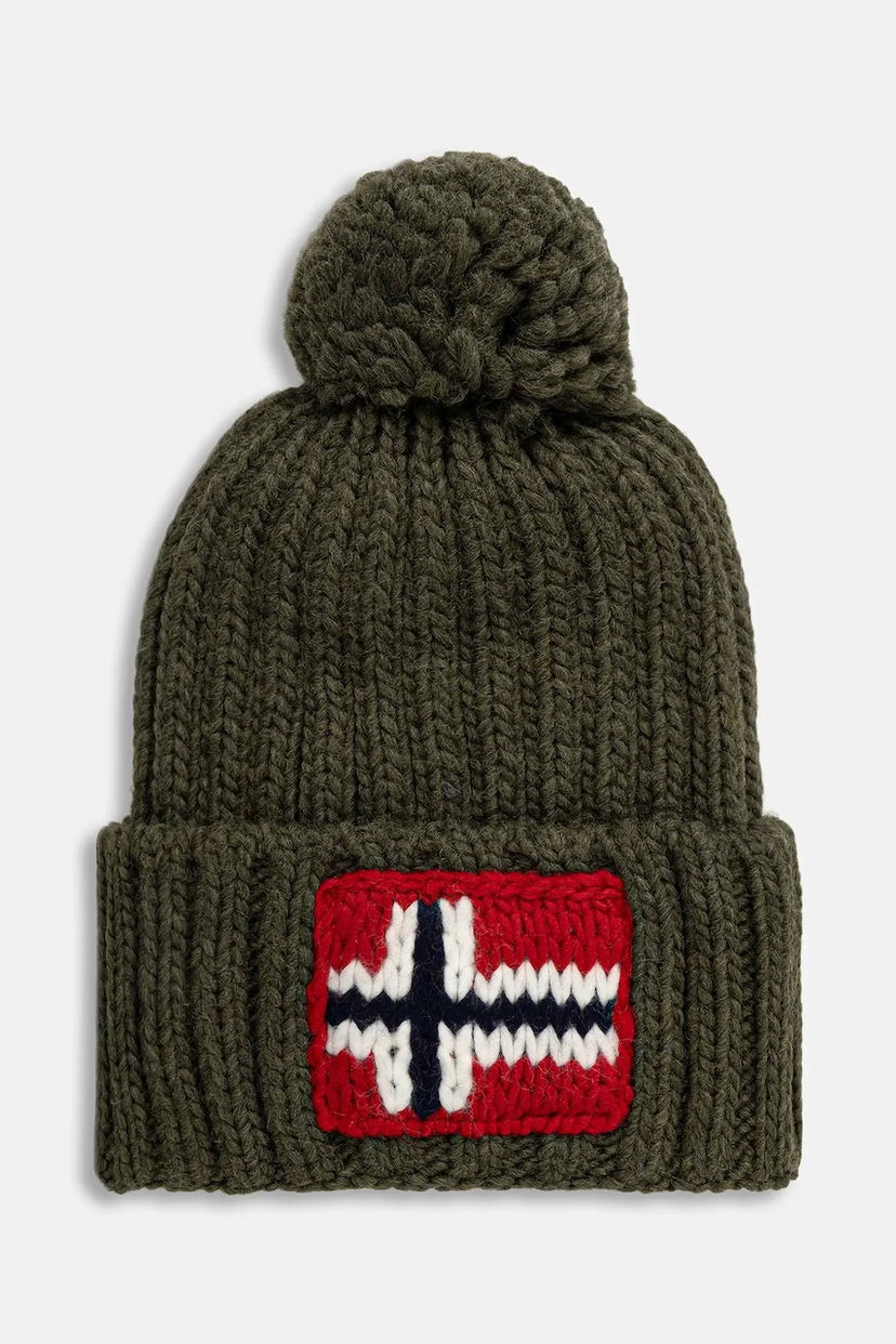 Шапка Napapijri Napapijri Semiury 5 Wool Blend Beanie Зелено | NP0A4GKBG0A1