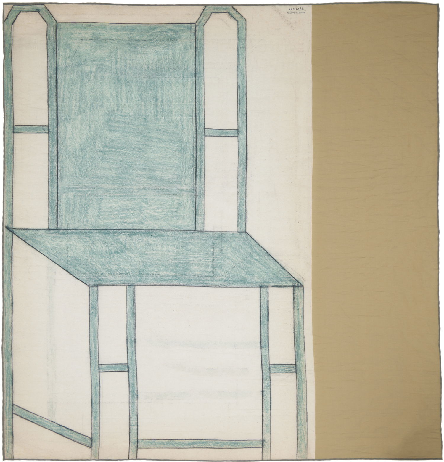 Домашен декор LEMAIRE Lemaire Chair Print Scarf Бежово | AC1222 LF1421, 0
