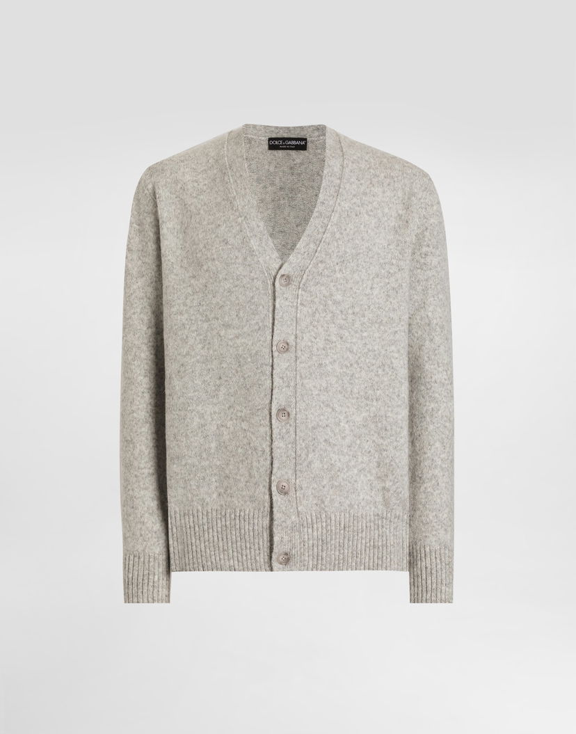 Пуловер Dolce & Gabbana Dolce & Gabbana Buttoned Cardigan Сиво | GXV76TJFMIMN0038