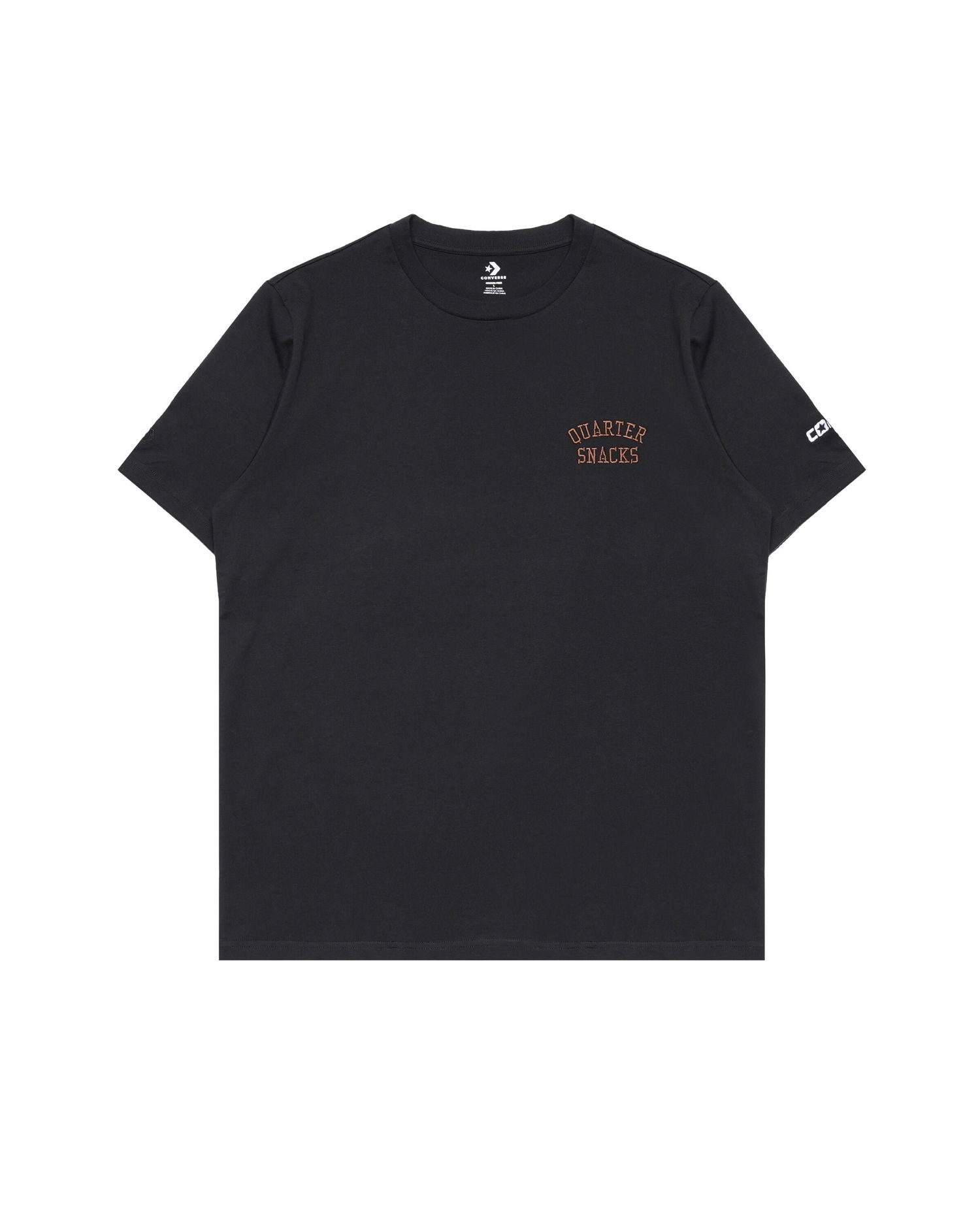 Тениска Converse QUARTERSNACKS x TEE Черно | 10026954-A01, 0