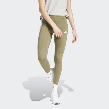 Клинове adidas Performance 3-Stripes Sports Leggings Зелено | JC5574, 0