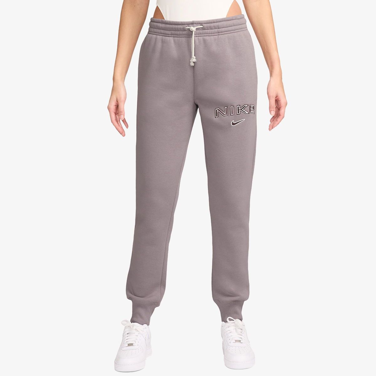 Спортни панталони Nike NSW Phoenix Fleece Standard Logo Pants Сиво | HM9757-226, 0