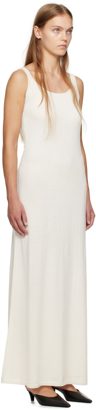 Pокля Max Mara Max Mara Scoop Neck Maxi Dress Бяло | 2313260433600 MM12002, 1