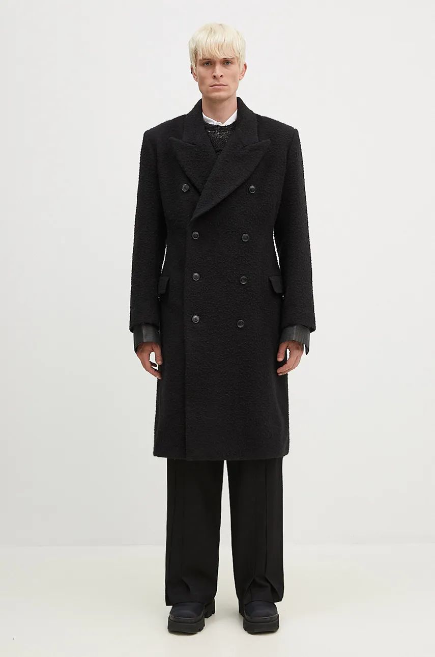Палта Martine Rose Double Breasted Shirt Overcoat Черно | 325WT07001, 0