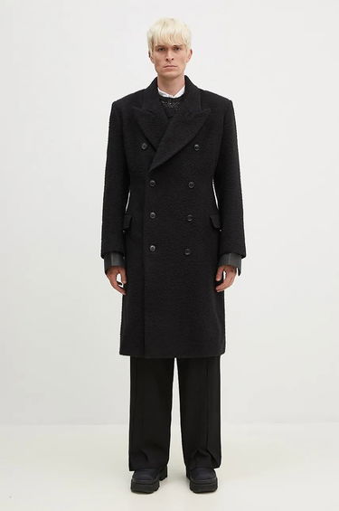 Палта Martine Rose Double Breasted Shirt Overcoat Черно | 325WT07001, 0