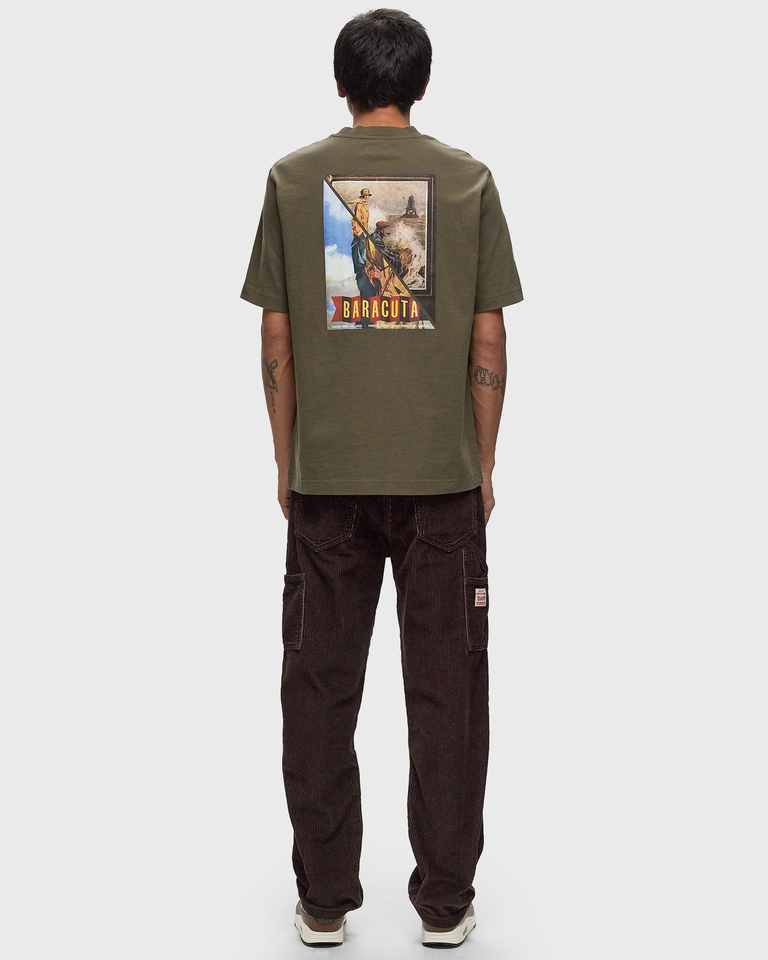 Тениска Barbour Archive Print T-Shirt XL Зелено | MTS1363GN84, 1