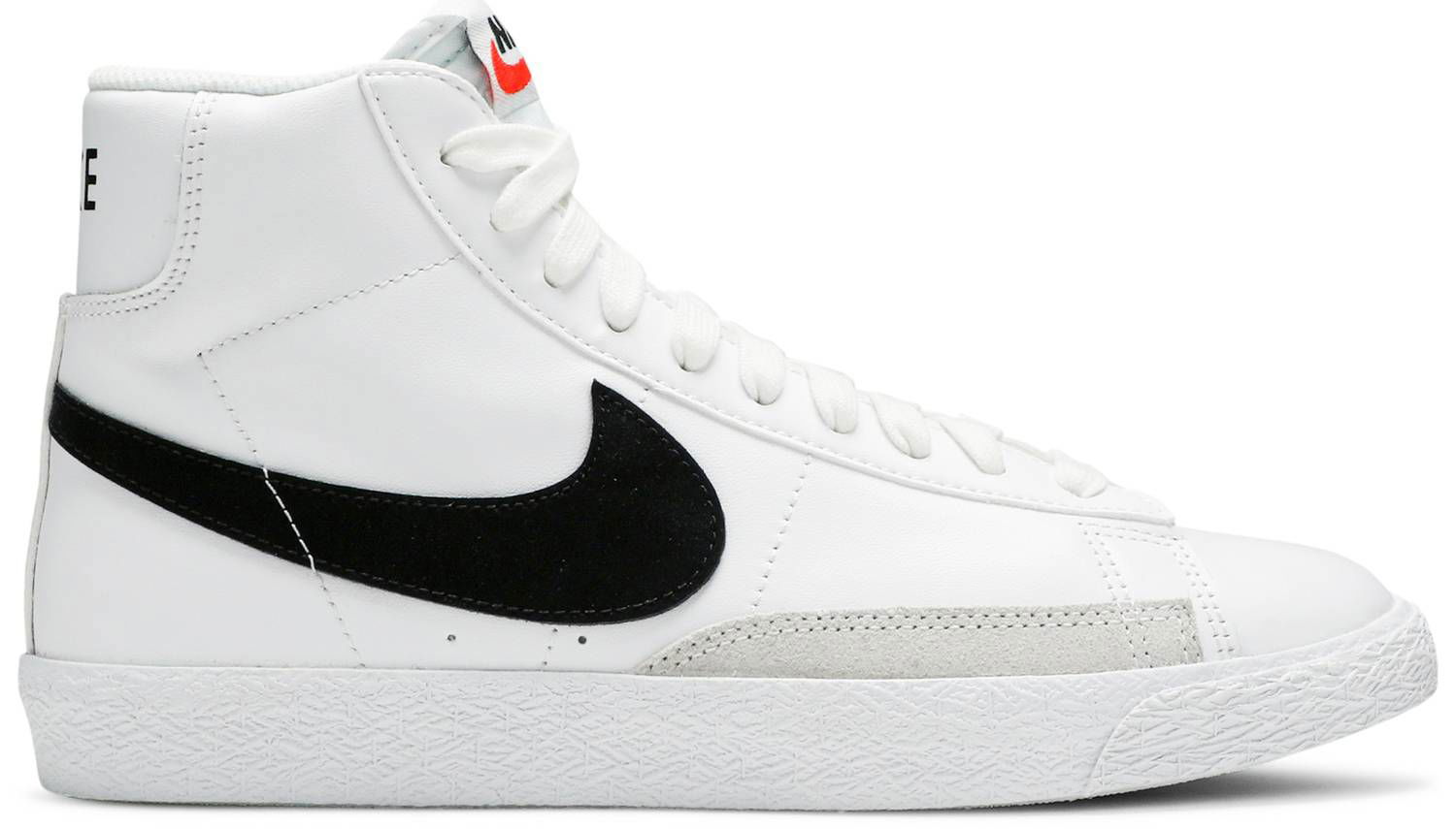 Кецове и обувки Nike Blazer Mid 77 Vintage "White Black" GS Бяло | CZ7531-100, 1