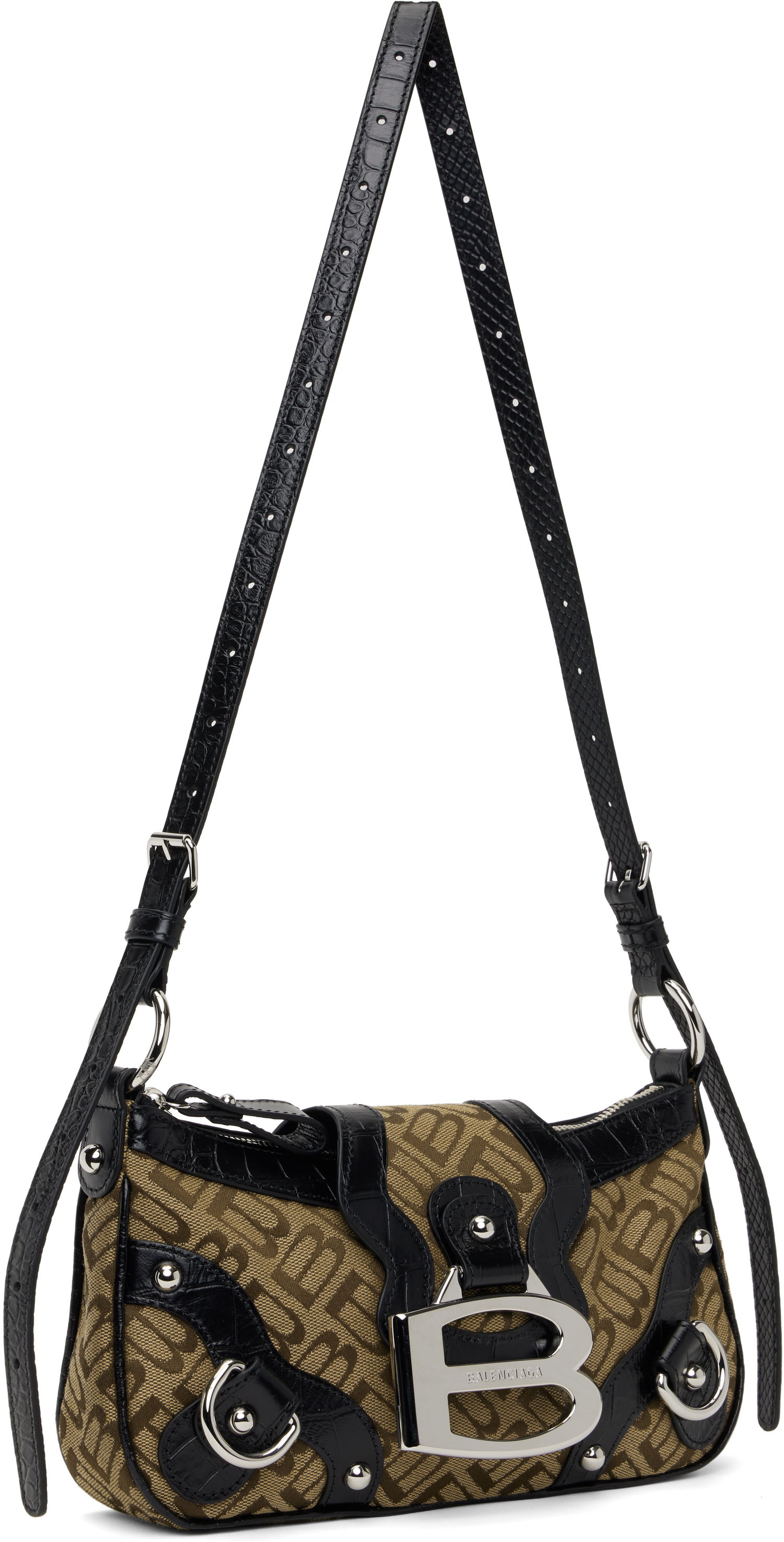 Чанта през рамо Balenciaga Small Shoulder Bag Кафяво | 805260 2ABBY, 1