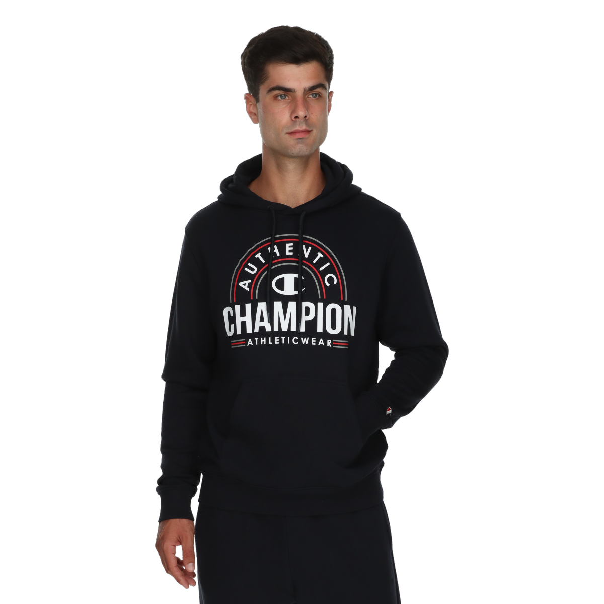 Суитчър Champion Authentic Athletic Wear Hooded Sweatshirt Черно | 222110-BS501, 0